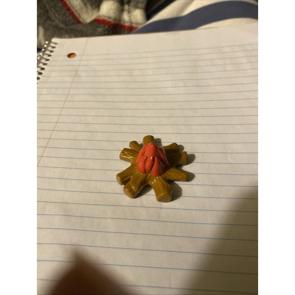 Vintage Playskool Camp Fire Camping Play Set Replacement Piece Wood Fire F112